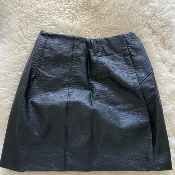 Faux Leather Skirt - Picture 2 of 2